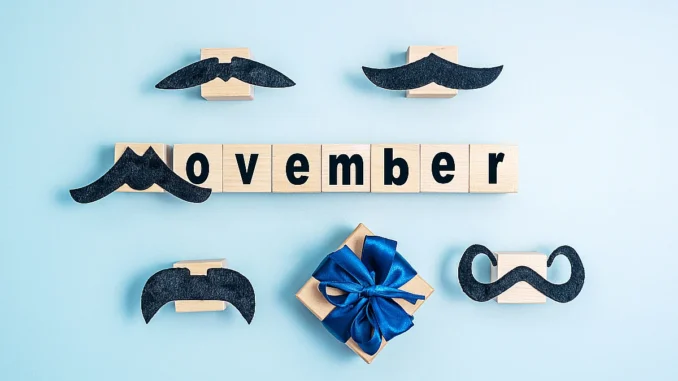PSA test a prevence rakoviny prostaty – Movember, knír jako symbol mužského zdraví.
