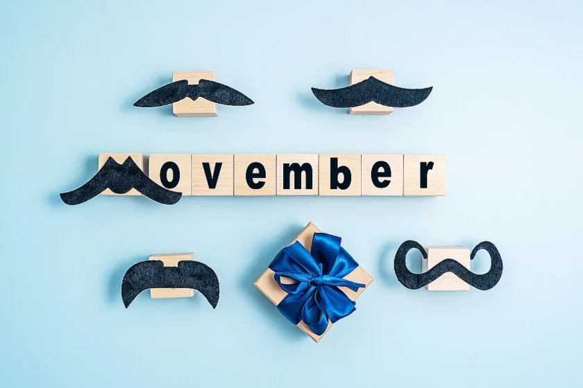 PSA test a prevence rakoviny prostaty – Movember, knír jako symbol mužského zdraví.