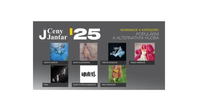 Ceny Jantar 2026: Objevte nominace v alternativní hudbě