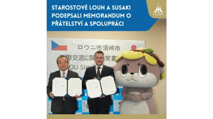 Louny navázaly spolupráci se Susaki, japonským městem