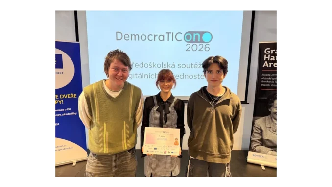DemocraTICon 2026: Úspěch studentů z plzeňské Nerudovky