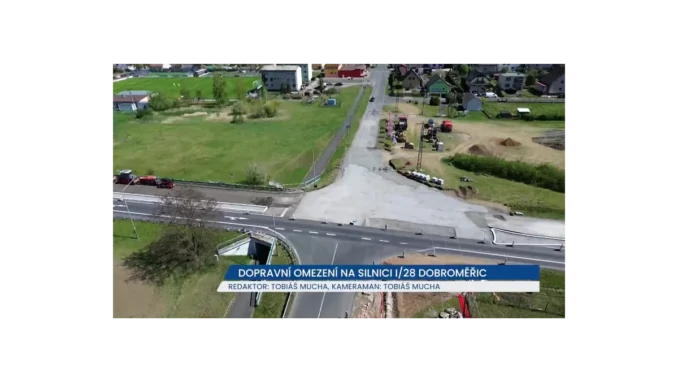 Kruhový objezd u Dobroměřic - změny v dopravě