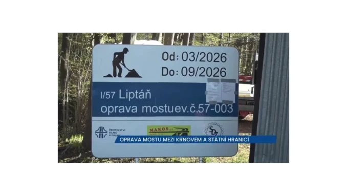 Revitalizace mostu na Krnovské trase do srpna 2026