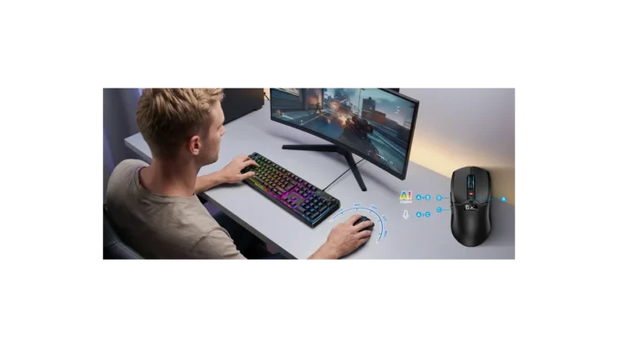 Herní myš Scorpion M8300: Bezdrátová a lehká technika