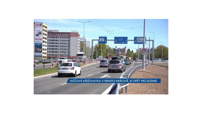 Mileta v Hradci Králové: Křižovatka opět otevřena