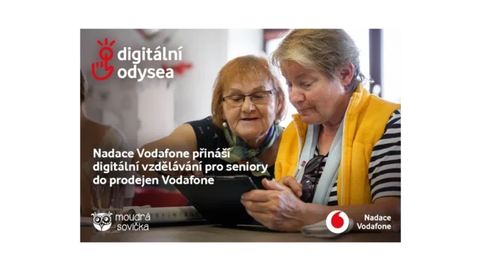 Digitální odysea: Nový program pro seniory od Vodafonu