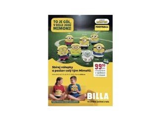 Plyšové Mimoni od BILLA vás dostanou do fotbalového víru