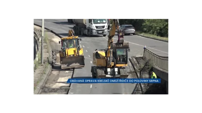 Omezení dopravy na Kbelské silnici v hlavním městě