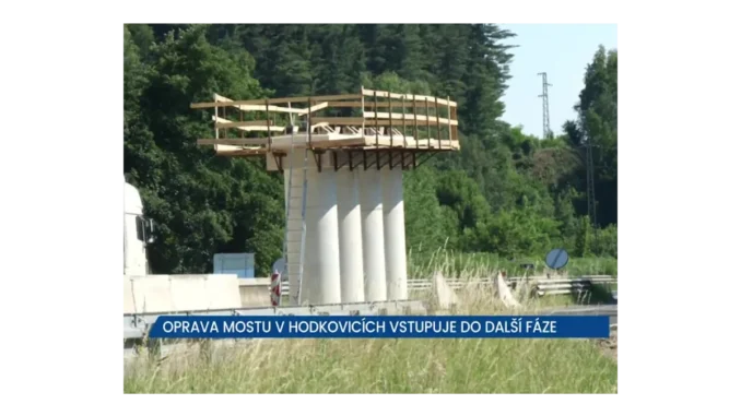 Hodkovice: Oprava mostu komplikuje dopravu