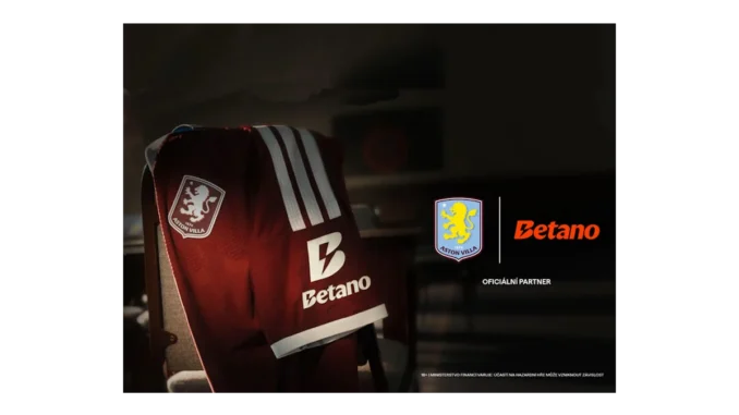 Aston Villa prodlužuje partnerství s Betano o tři roky