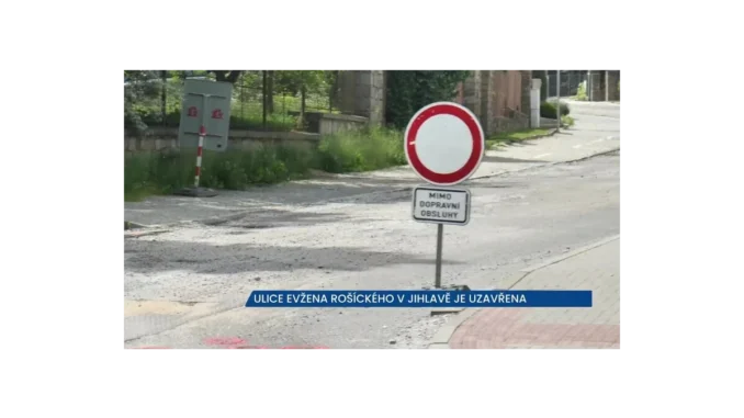 Rekonstrukce ulice Evžena Rošického v Jihlavě
