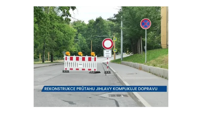 Aktuální rekonstrukce Jihlavy a nové objízdné trasy