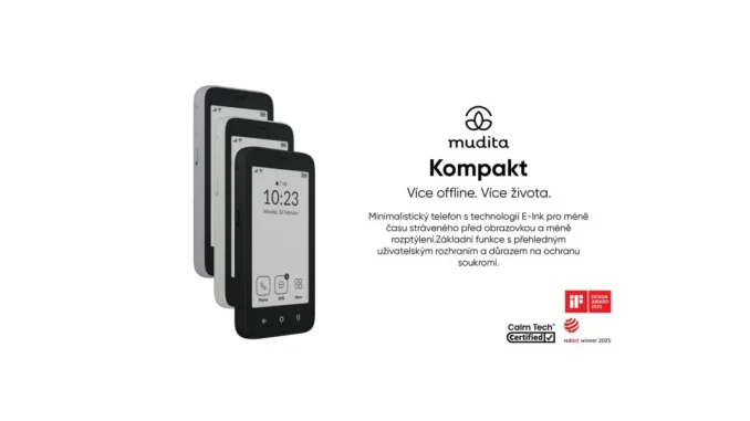 Mudita: Nový telefon s E-Ink displejem přichází