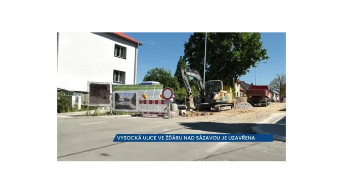 Rekonstrukce Vysocké ulice ve Žďáru nad Sázavou