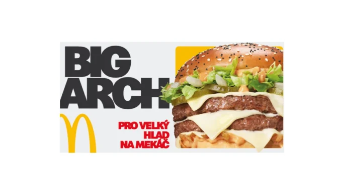 Nový Big Arch burger přichází do McDonald's
