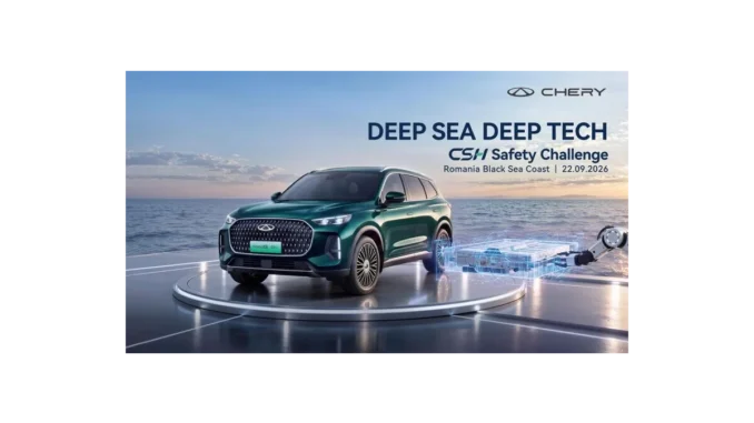 TIGGO 9 PHEV: Testování odolnosti v mořské vodě