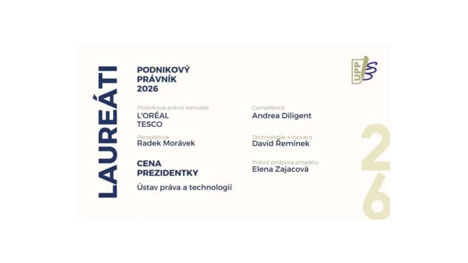 Vyhlášení podnikového právníka 2026 v srdci Prahy