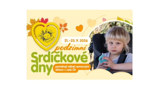 Srdíčkové dny pomáhají nemocným dětem v ČR